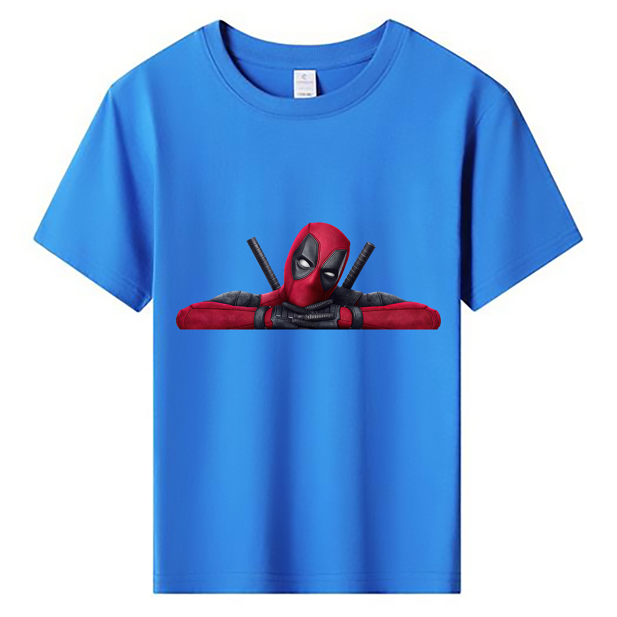 （画像用） Deadpool デッドプール 綿100％キッズTシャツ（フロントプリント）